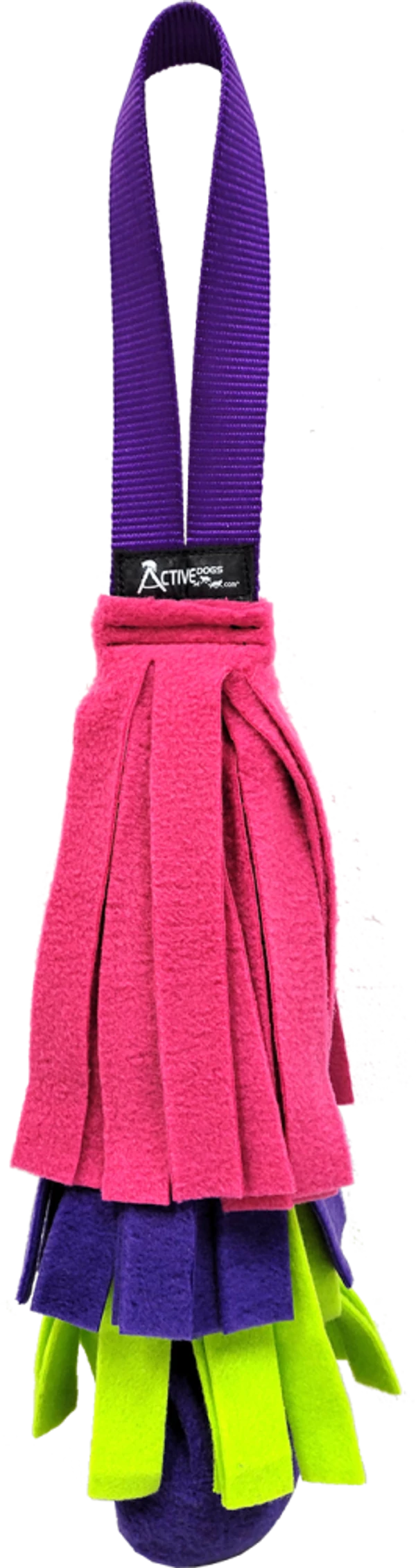 51 Fleece Tails Tug W/Squeaker Ball - Image 3