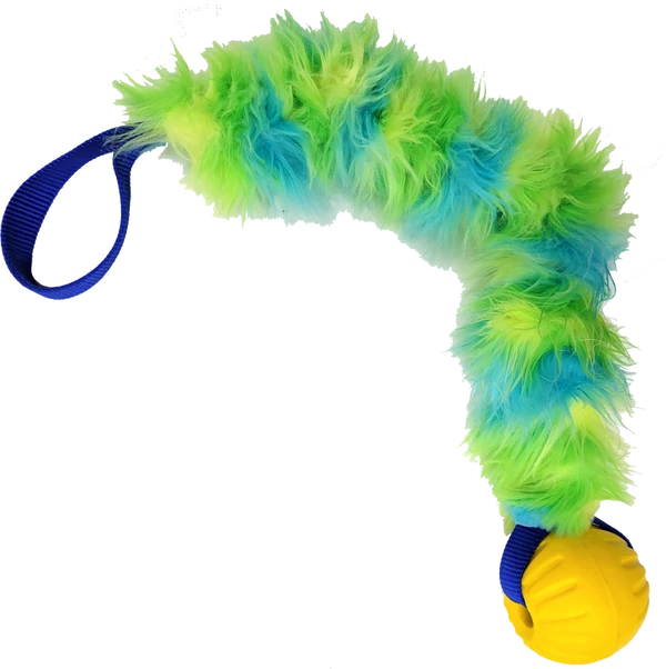Fur Bungee W/Foam Ball Tug