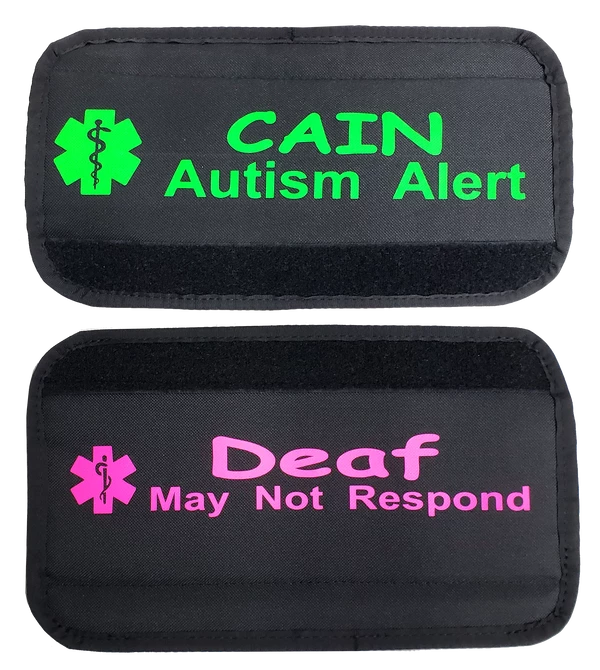 Custom Text Medical Alert Padded Seat Belt Cover - Image 11