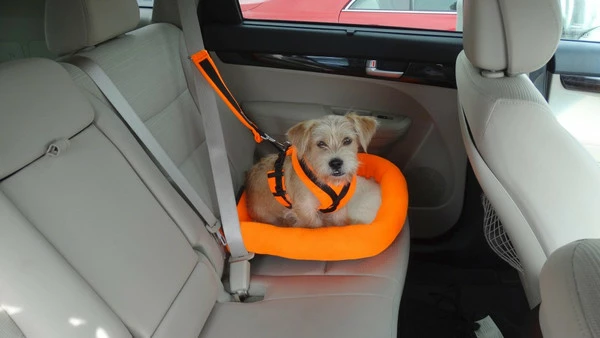 ActiveDogs Fleece No Slip Seat Belt Travel Dog Bed - Image 4