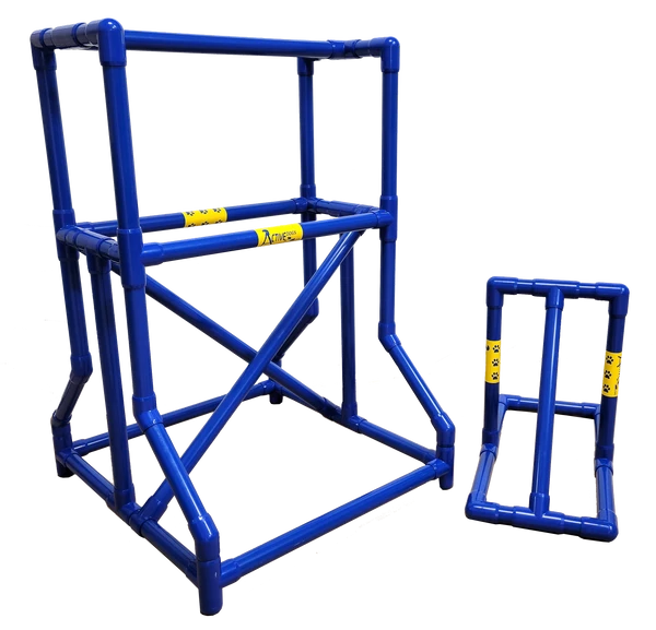 Agility PVC Deluxe Double Dog Walk Bases W/Side Ramps - Image 10