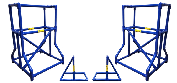 Agility PVC Deluxe Double Dog Walk Bases W/Side Ramps - Image 6