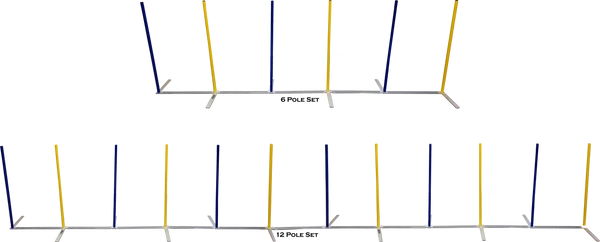 Agility Competition Weave Poles - Plus 2x2 Training System - Image 2