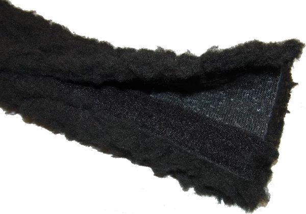 Black Sherpa Chest & Girth Strap Cover - Image 4