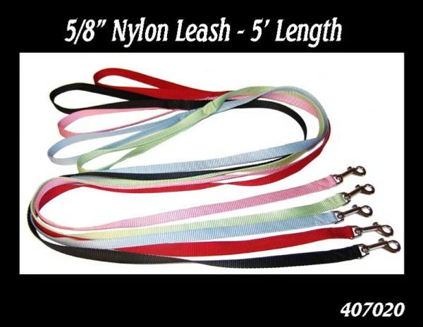 Heavy Nylon Leash - 5/8 In X 5 Ft - Image 2