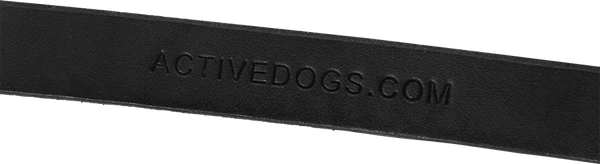 Hands Free Leather Dog Leash 7' French Scissor Snap - Image 3