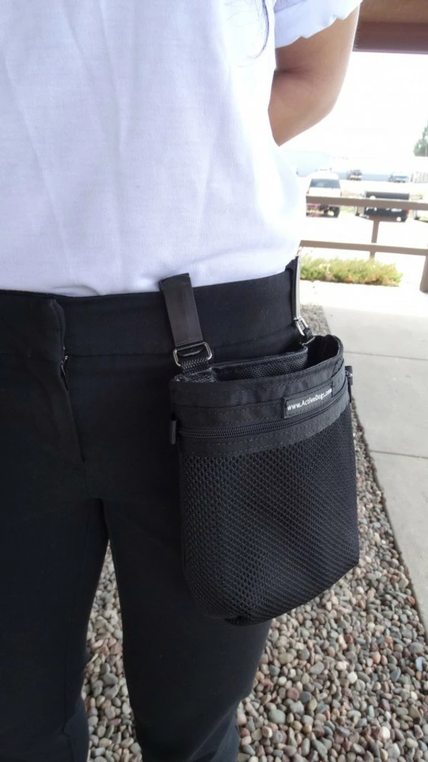 Clip-On Bait & Phone Bag - Zippered Mesh Accessory Pocket - Image 5