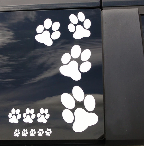 Vinyl Paw Print Decals - Image 4