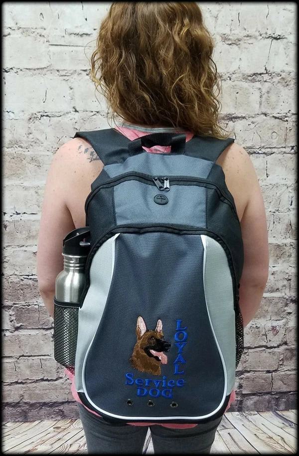 Embroidered Service Dog Backpack - Image 2