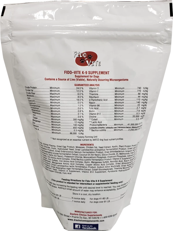 Fido Vite K9 Supplement - Image 2