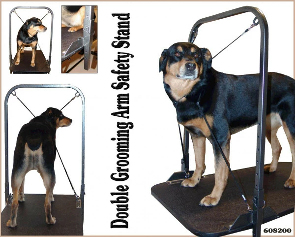 Deluxe Grooming Stand W/ Double Arm Overhead - Image 4