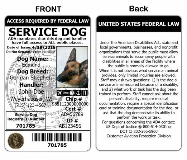 Service Dog Kit - Air-Tech Mesh Service Dog Vest Harness + Registered Service Dog ID - Image 2