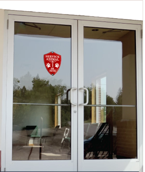 Engraved Service Animal Sign - Image 2