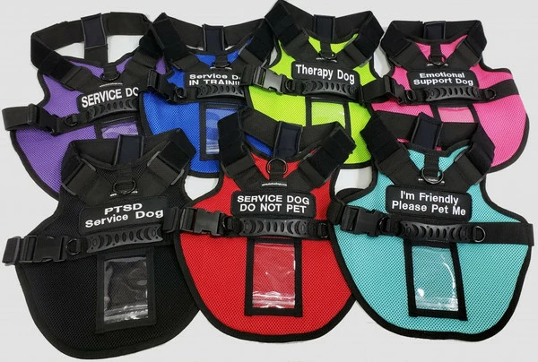 Spacer Mesh Service Dog Cushion Comfort Harness Vest - Image 3