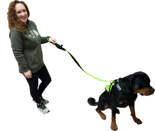 Spacer Mesh Built-In Poop Bag Leash - Image 2