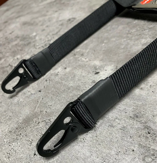 Rigid Clip-On Service Dog Bridge Handle W/Chrome Service Dog ID Band - 12" - Image 3