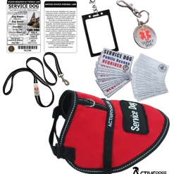 Deluxe Small Service Dog Vest Starter Kit