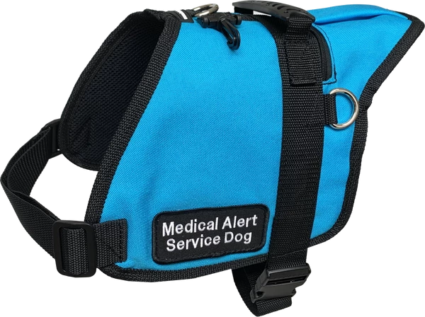 Padded Harness Vest With Zippered Pocket