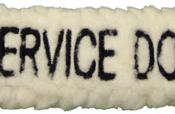 Sherpa Chest & Girth Strap Cover With Embroidery