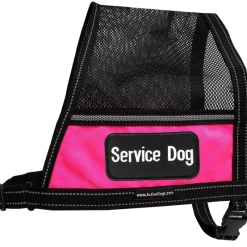 Service Dog Mesh Cape Vest W/ Clear Vinyl Pocket