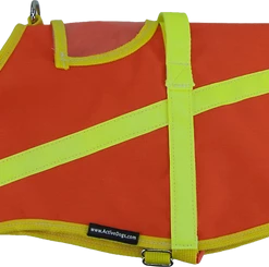 Safety Reflective Fleece Lined Vest W/ Handle & Patches