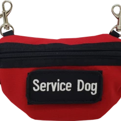 Service Dog Clip-on Small Bag W/ Patch
