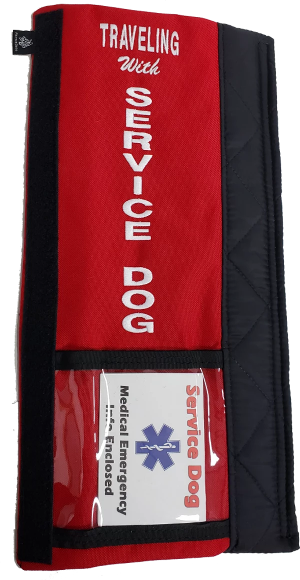Medical Alert Service Dog Padded Seat Belt Cover - Image 8