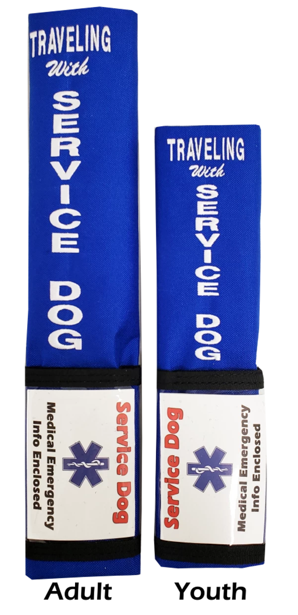 Medical Alert Service Dog Padded Seat Belt Cover