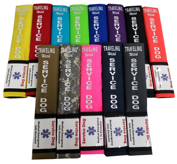 Medical Alert Service Dog Padded Seat Belt Cover - Image 4