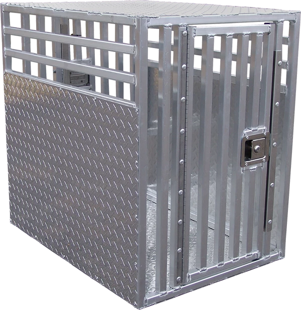 Diamond Tread Aluminum SUV Dog Crate