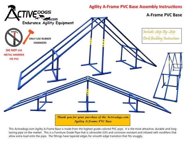 Agility A-Frame PVC Base-Competition Size - Image 14