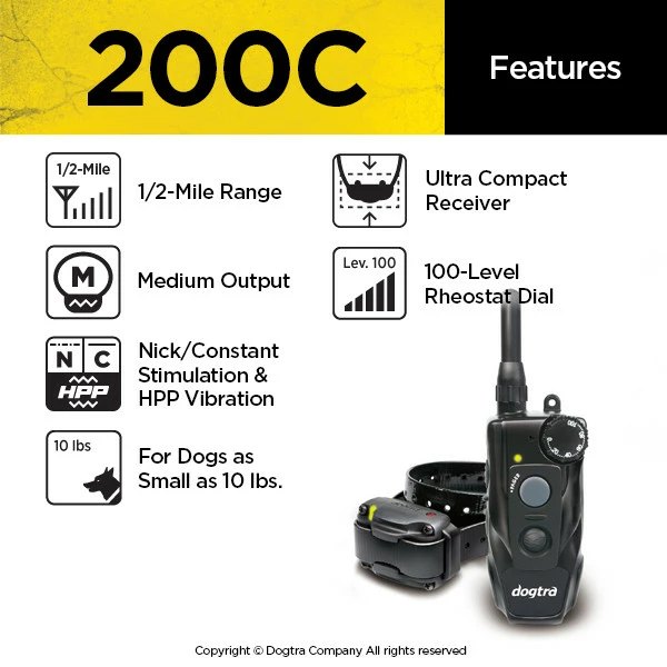 Dogtra 200C Series Remote Training Collar - Image 2