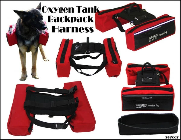 Service Dog Oxygen Carrier Backpack Harness - Image 3